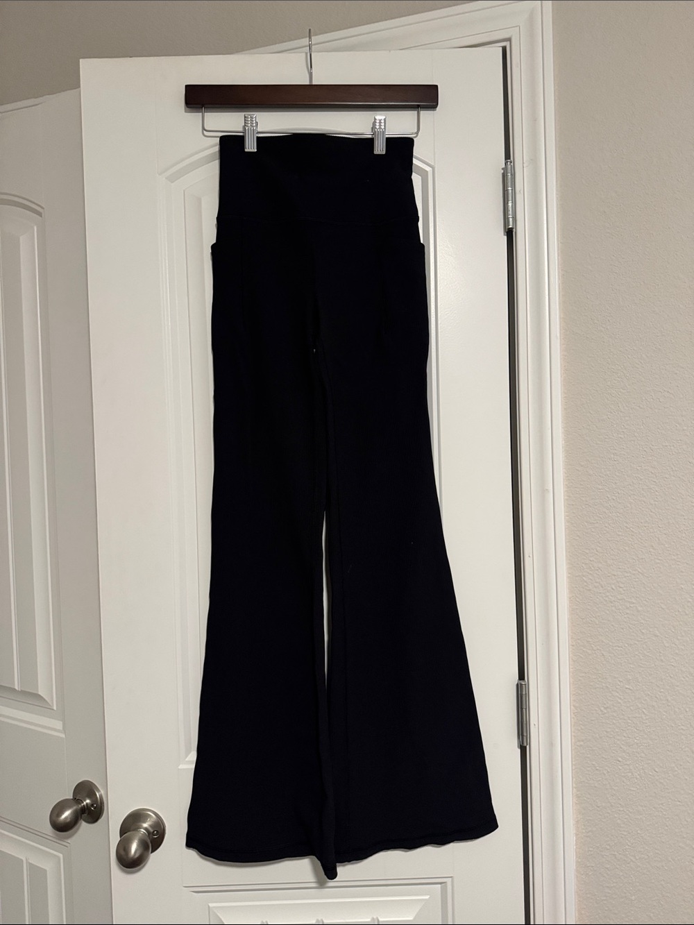 Athleta Black Boot-Cut Flare Pants